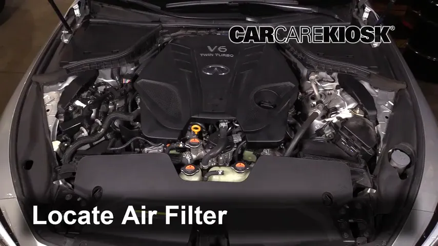 2019 Infiniti Q50 Sport 3.0L V6 Turbo Air Filter (Engine)